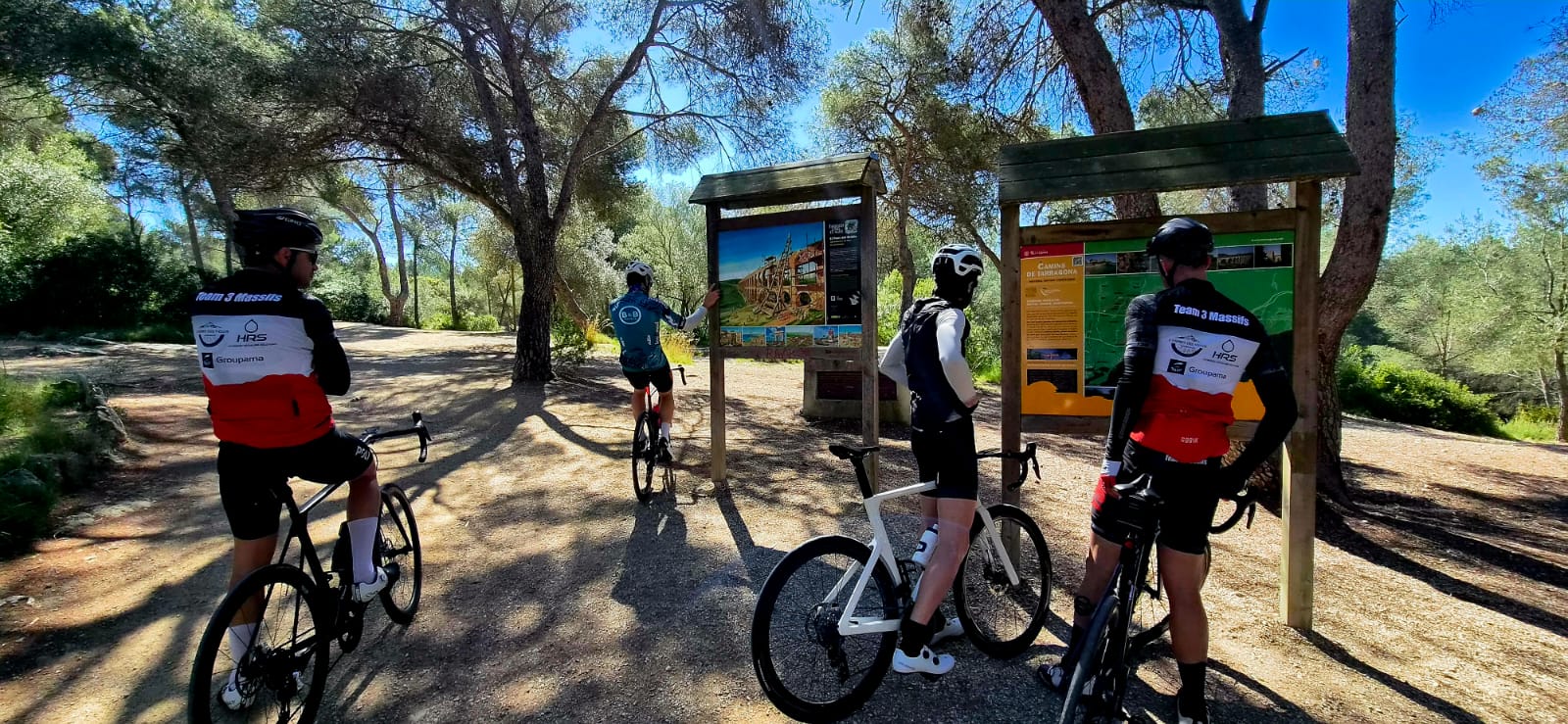 Stage Espagne 2026 - pause en foret